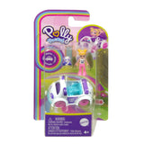 Polly Pocket Beach Fun Car Playset for Girls Ages 4 and Up
