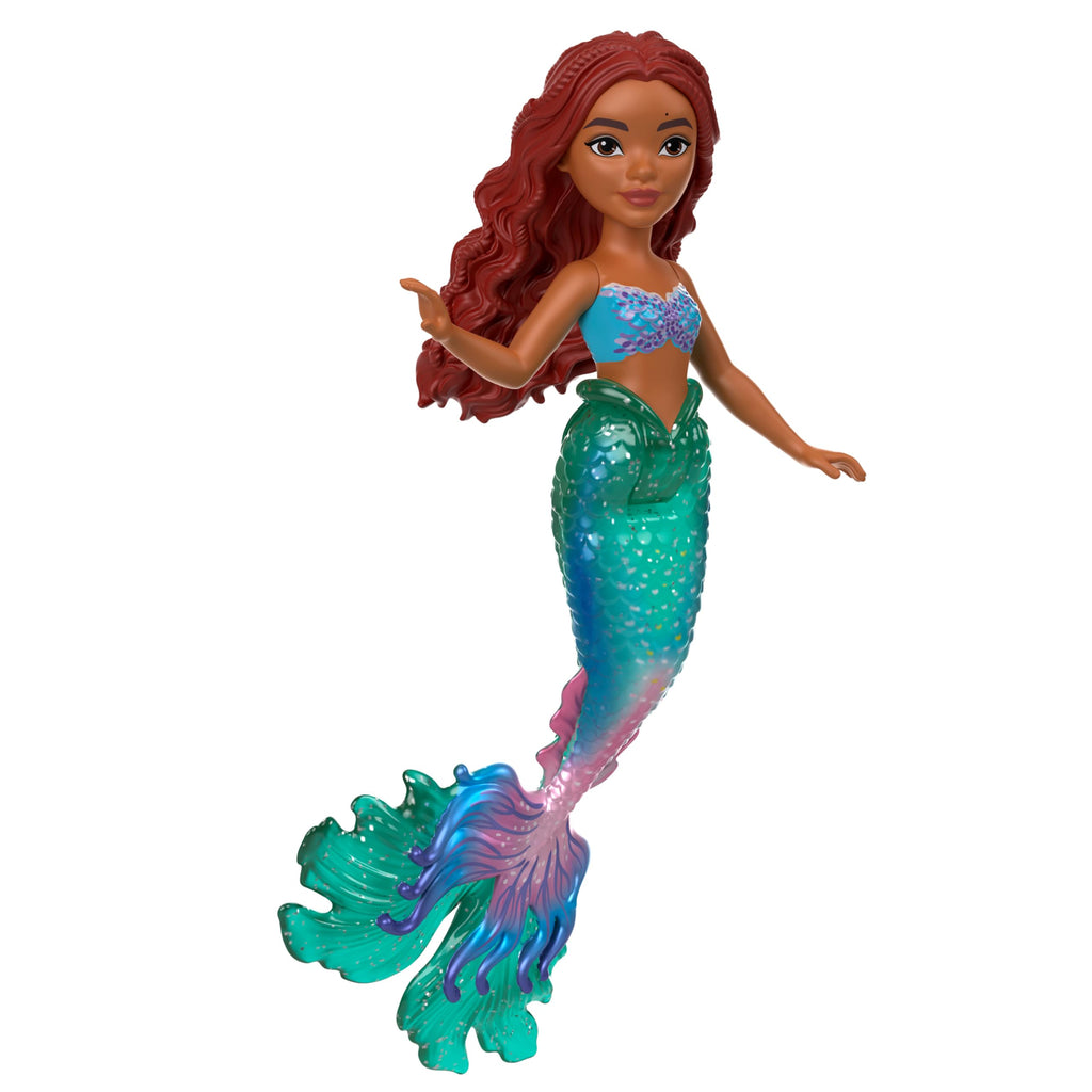 Disney The Little Mermaid Ariel Small Doll Mermaid with Signature Tail, Toys Inspired by the Movie