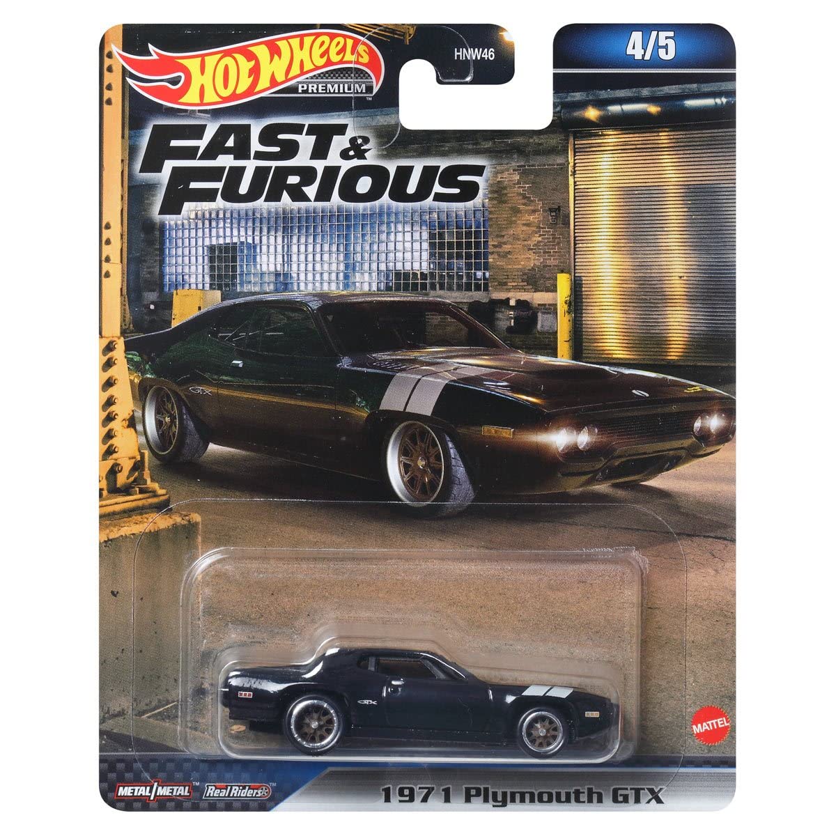 Hot Wheels Fast and Furious 1:64 1971 Plymouth GTX [3 Years and Up]