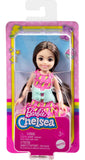 Barbie Chelsea Doll, Small Doll with Brace for Scoliosis Spine Curvature, Brunette Wearing Pink Lightning Bolt Dress