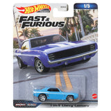 Super Bundle of 5 |Hot Wheels Fast and Furious 1:64 - (1969 Chevy Camaro, Lykan HyperSport, Dodge Charger, Land Cruiser & Plymouth GTX)