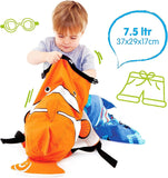 Trunki Paddlepak - Chuckles Clown Fish Child's Backpack Water Resistant - Orange