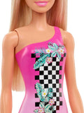 Barbie Beach Doll in Pink Swimsuit
