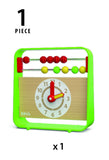 Brio 30447 Abacus with Clock | Fun Preschool Toy for Kids Ages 3 and Up