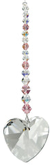 Woodstock Chimes DDPC Crystal Cross Suncatcher, 3.2-Inches, Pink