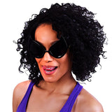 Sunstaches DC Comics Cat Woman Sunglasses, Party Favors, UV400,Black