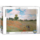 EuroGraphics The Poppy Field by Claude Monet (1000 Piece) Puzzle, Model:6000-0826