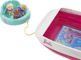 Barbie Dolphin Magic Ocean View Boat with "Glass Bottom," 3 Puppies, Floating Raft and Accessories