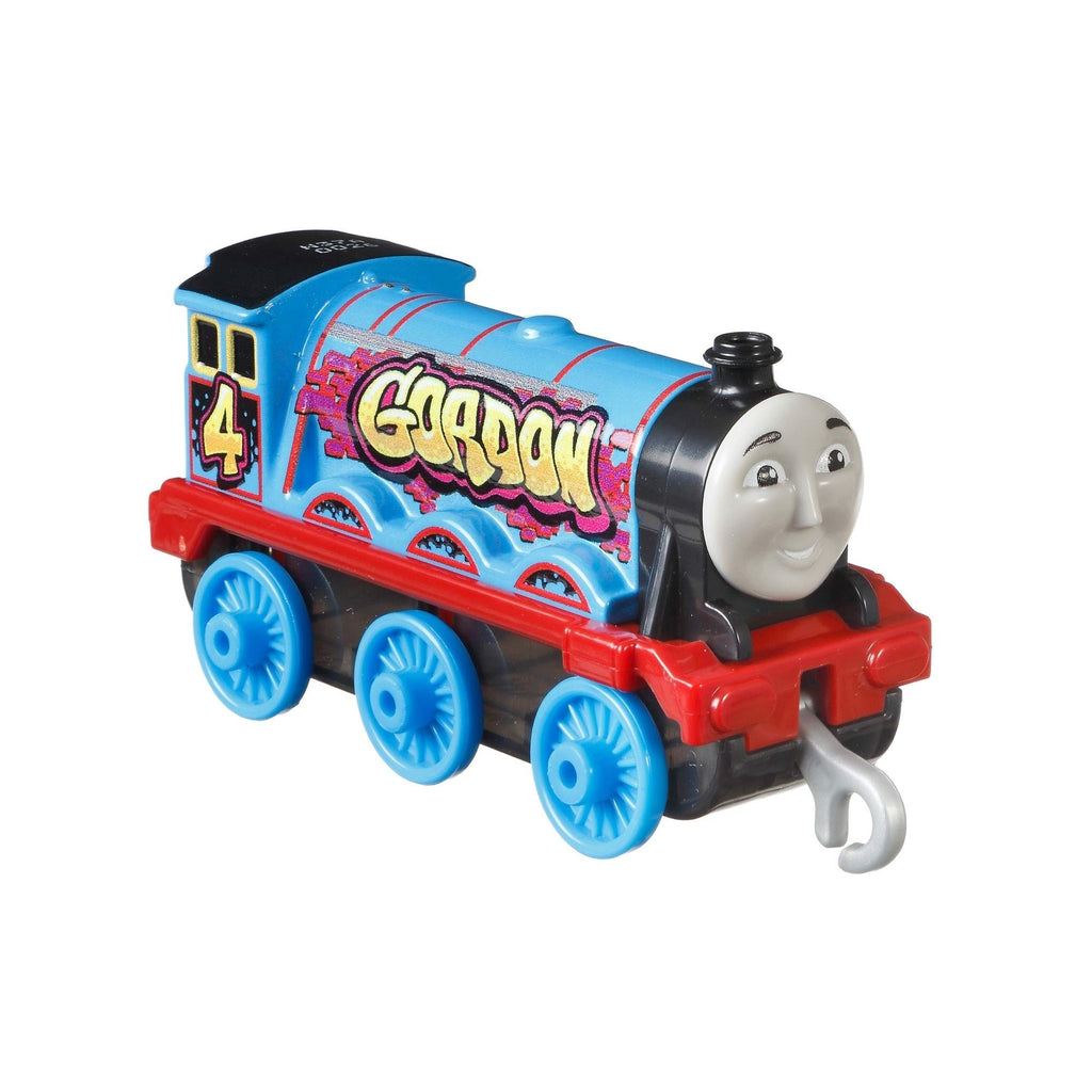 Thomas & Friends Graffiti Gordon Push-Along Train Engine for Preschool Kids Ages 3 Years and Up