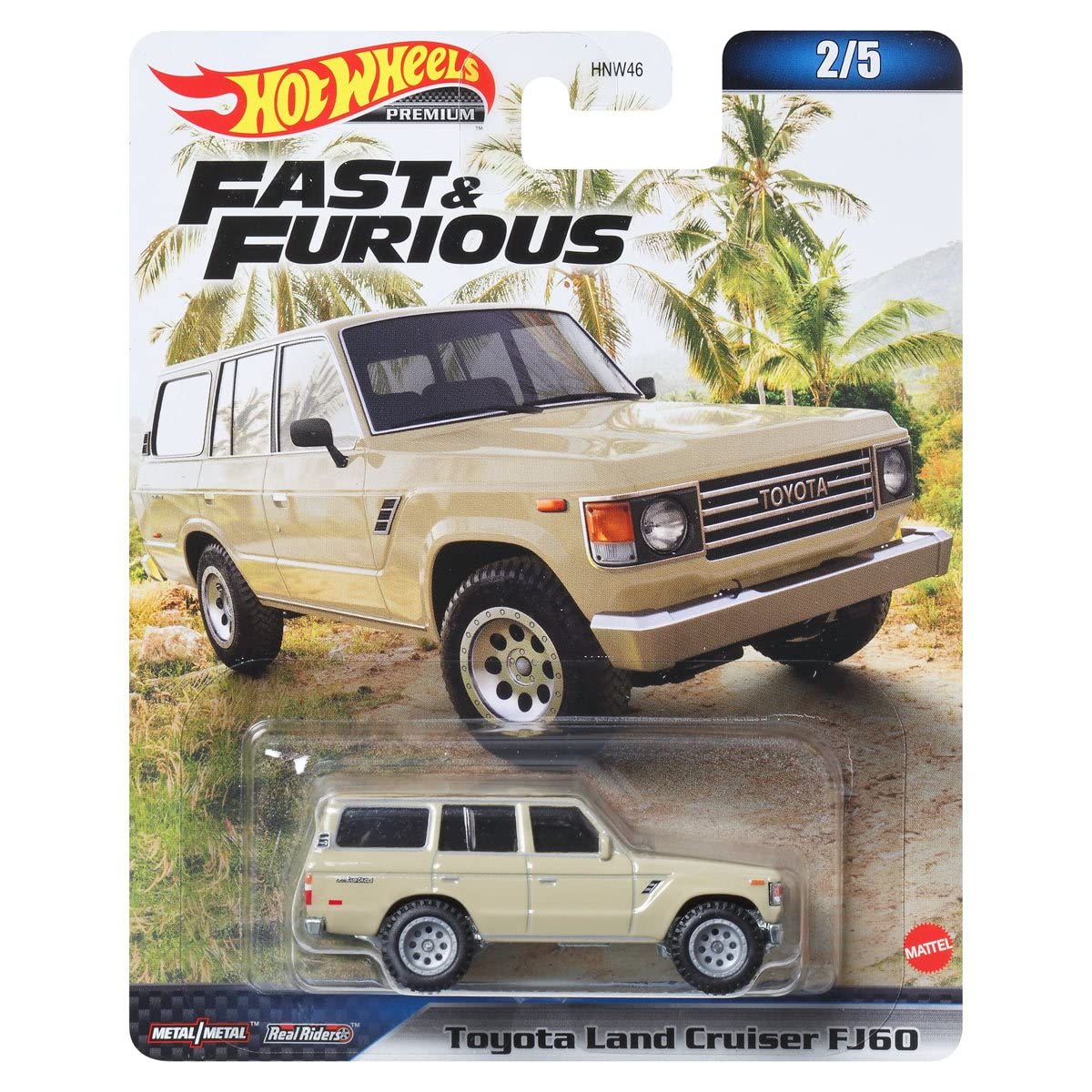 Hot Wheels Fast and Furious 1:64 Toyota Land Cruiser FJ60 [Ages 3 and Up]