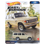 Bundle of 2 |Hot Wheels Fast and Furious 1:64 - (1969 Chevy Camaro & Toyota Land Cruiser FJ60)