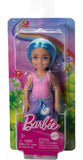 Barbie Royal Chelsea Doll with Blue Hair & White Headband Wearing Removable Skirt & Shoes