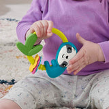 Fisher-Price Animal-Themed Baby Rattle Toy - Slide & Clack Sloth