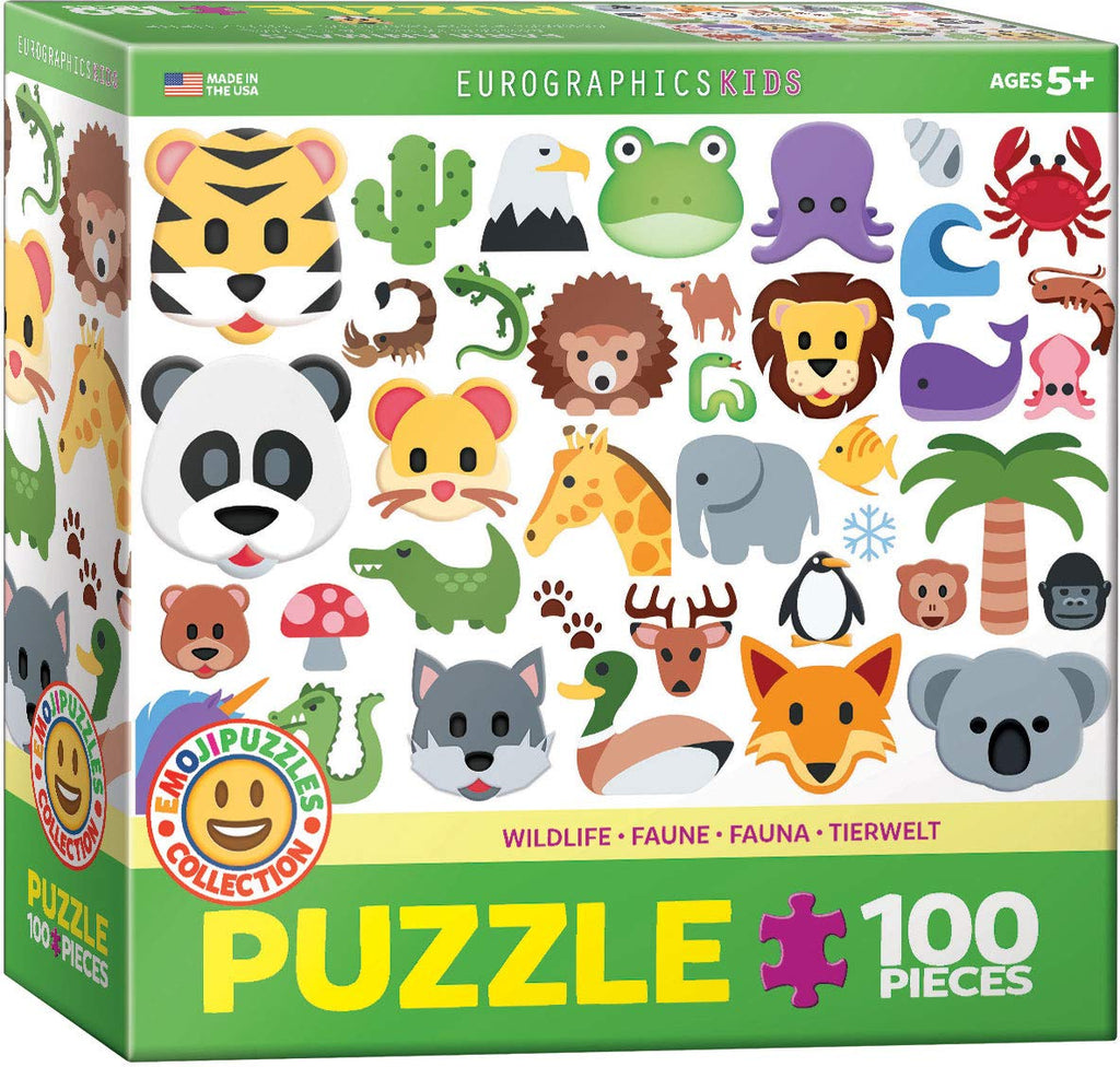 EuroGraphics Wildlife Animals 100-Piece Puzzle