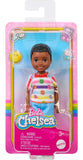 Barbie Chelsea Doll, Small Boy Doll Wearing Removable Romper and Shoes with Brown Hair & Brown Eyes Blue Eyes