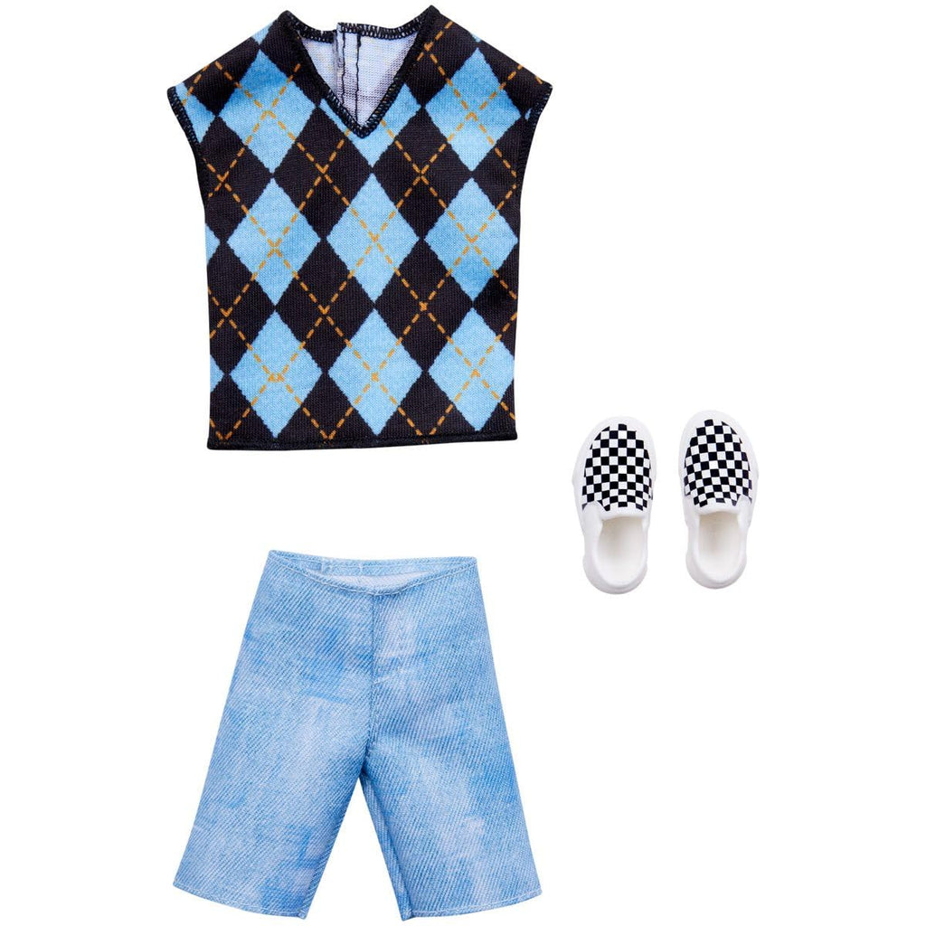 Barbie Fashion Pack HJT26 Clothes Outfit for Ken Doll T-shirt, Shorts and Pair of Sneakers
