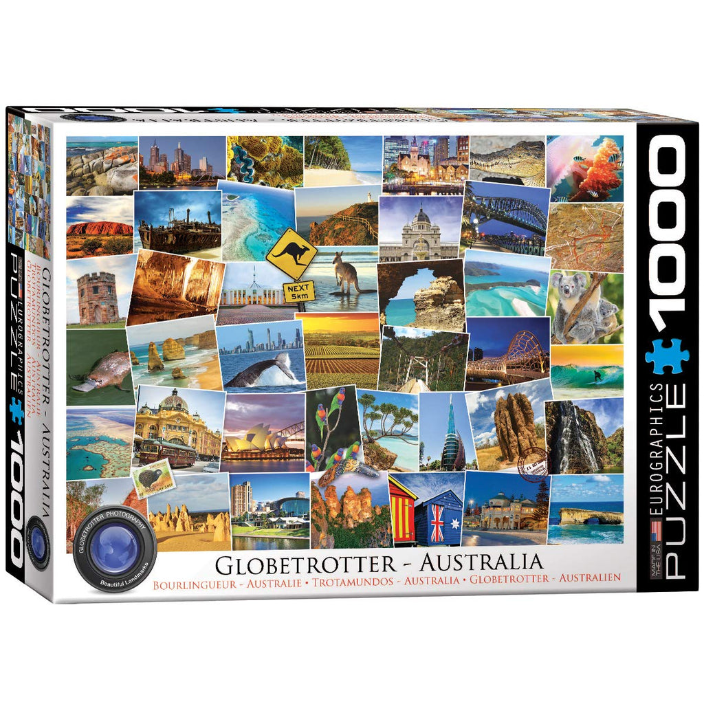EuroGraphics Australia Globetrotter (1000 Piece) Puzzle