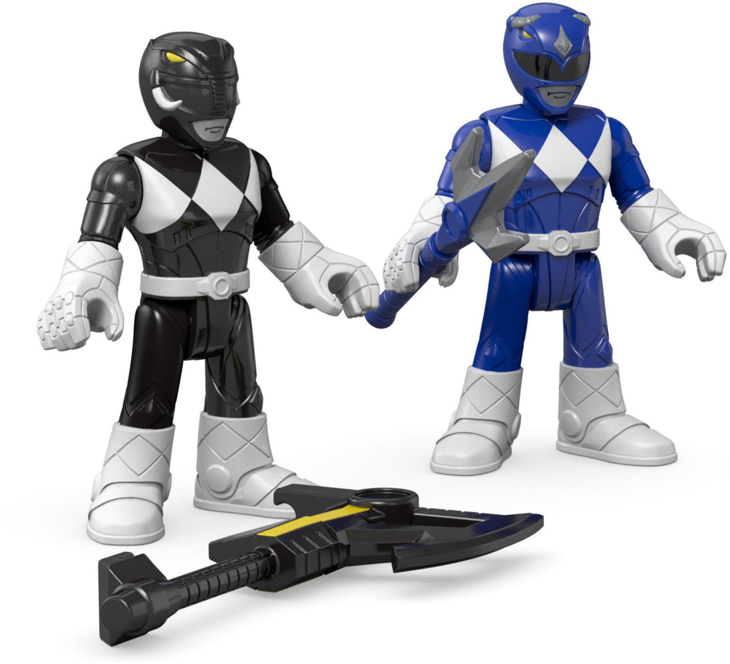 Fisher-Price Imaginext Power Rangers Blue Ranger & Black Ranger