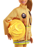 Barbie Firefighter Doll, Blonde, Wearing Firefighter Uniform and Hat