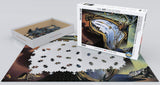 EuroGraphics Soft Watch At Moment of First Explosion (Melting Clock) by Salvador Dali 1000 Piece Puzzle , Black