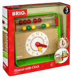 Brio 30447 Abacus with Clock | Fun Preschool Toy for Kids Ages 3 and Up
