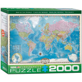 EuroGraphics Map of The World Puzzle (2000-Piece) (8220-0557)