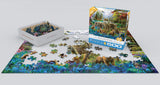 EuroGraphics (EURHR Wolf Lake Fantasy 500Piece Puzzle 500Piece Jigsaw Puzzle