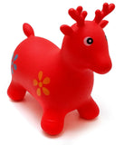 Viahart Red Deer Hopper, Pump Included, Inflatable Jumping Space Hopper Hopping