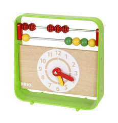 Brio 30447 Abacus with Clock | Fun Preschool Toy for Kids Ages 3 and Up