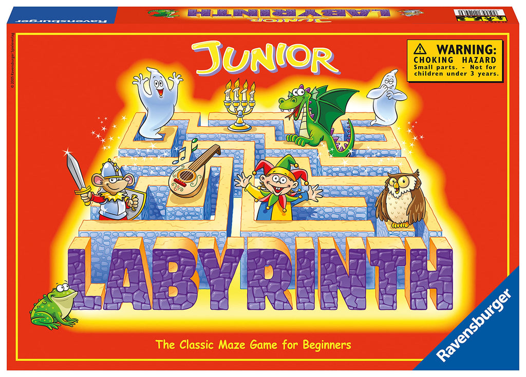 Ravensburger Labyrinth Jr. Board Game for Ages 5 & Up - Easy to Learn Board Game Made for Kids, Multi
