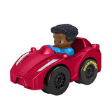 Bundle of 2 |Fisher-Price Little People Wheelies Race Car - (HGP73 & HGP74)