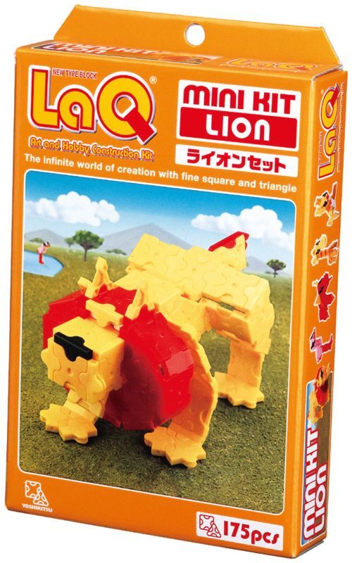 Laq Mini Kit - Lion - 175 Pieces Pcs Construction Kit Building Toy Japan Model