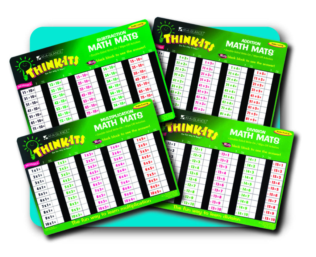 Leisure Learning Products Think-Its Magic Math Mats 44069