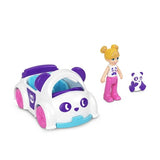 Polly Pocket Micro Doll with Die-cast Vehicle and Mini Pet  Travel Toys (Styles May Vary)