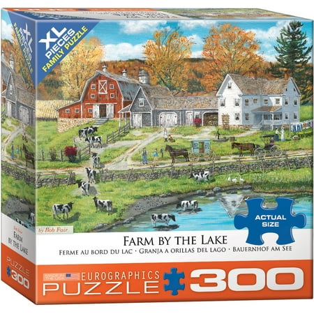 Farm by the Lake by Bob Fair 300-Piece Puzzle