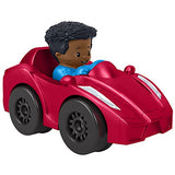 Bundle of 2 |Fisher-Price Little People Wheelies Race Car - (HGP73 & HGP74)