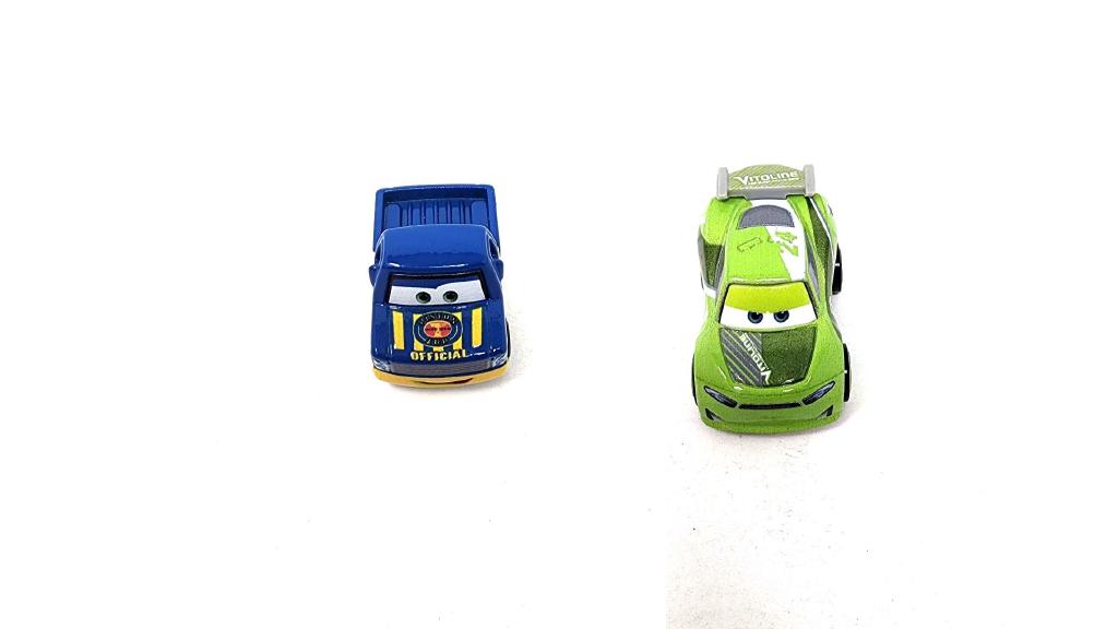 Bundle of 2 | Disney and Pixar Cars 2-inch Minis Series 1 | Collectible Toy Metal Cars | Official Tom & Chase Racelott
