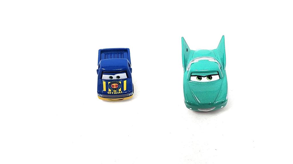 Bundle of 2 | Disney and Pixar Cars 2-inch Minis Series 1 | Collectible Toy Metal Cars | Official Tom & Flo