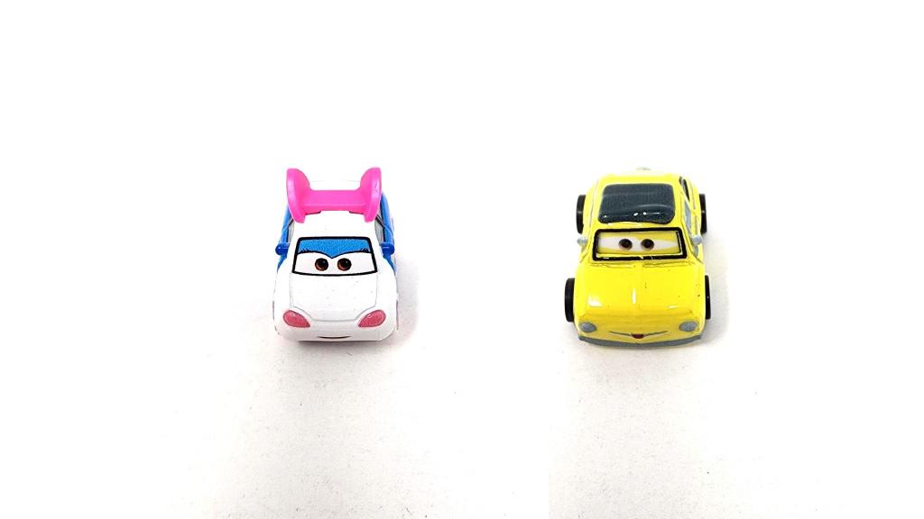 Bundle of 2 | Disney and Pixar Cars 2-inch Minis Series 1 | Collectible Toy Metal Cars | Suki & Luigi