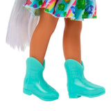 Barbie Unicorn-Inspired Chelsea Doll with Green Hair, Unicorn Toys, Horn Headband and Detachable Tail
