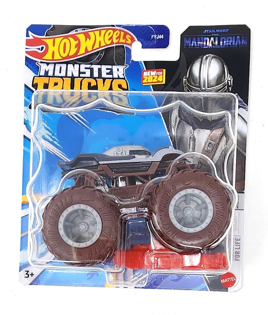 Hot Wheels Monster Trucks 1:64 Scale Die-Cast Vehicle | The Mandalorian | HTM26