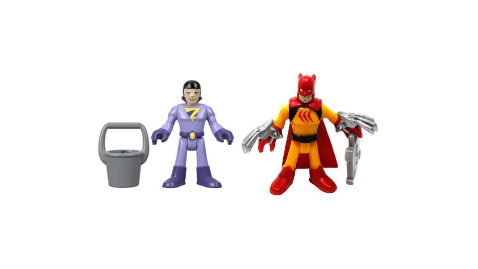 Bundle of 2 |Imaginext DC Super Friends Series 6 - Zan & Catman  (No Packaging)