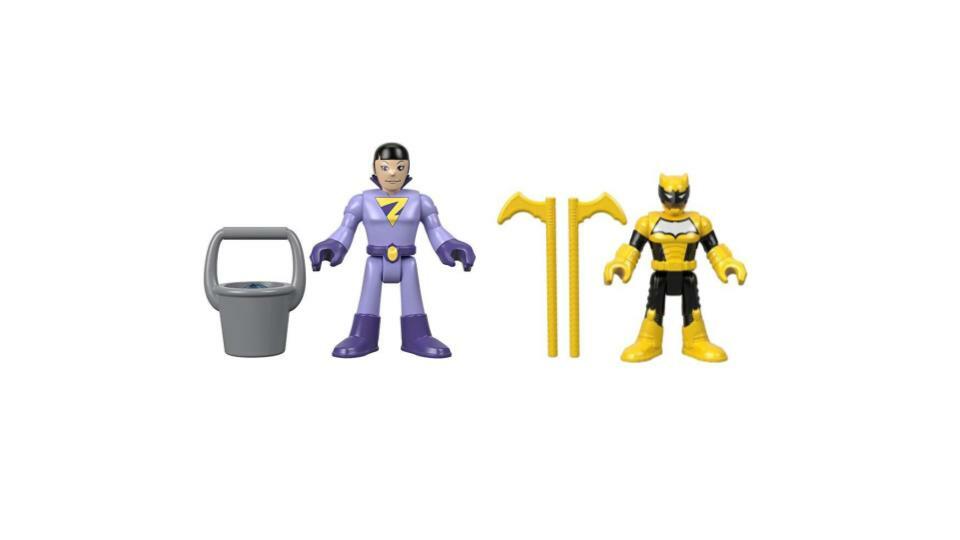 Bundle of 2 |Imaginext DC Super Friends Series 6 - Zan & Duke Thomas  (No Packaging)