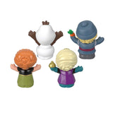 Fisher-Price Little People Toddler Toys Disney Frozen Elsa & Friends Figure Set with Anna Kristoff & Olaf for Ages 18+ Months