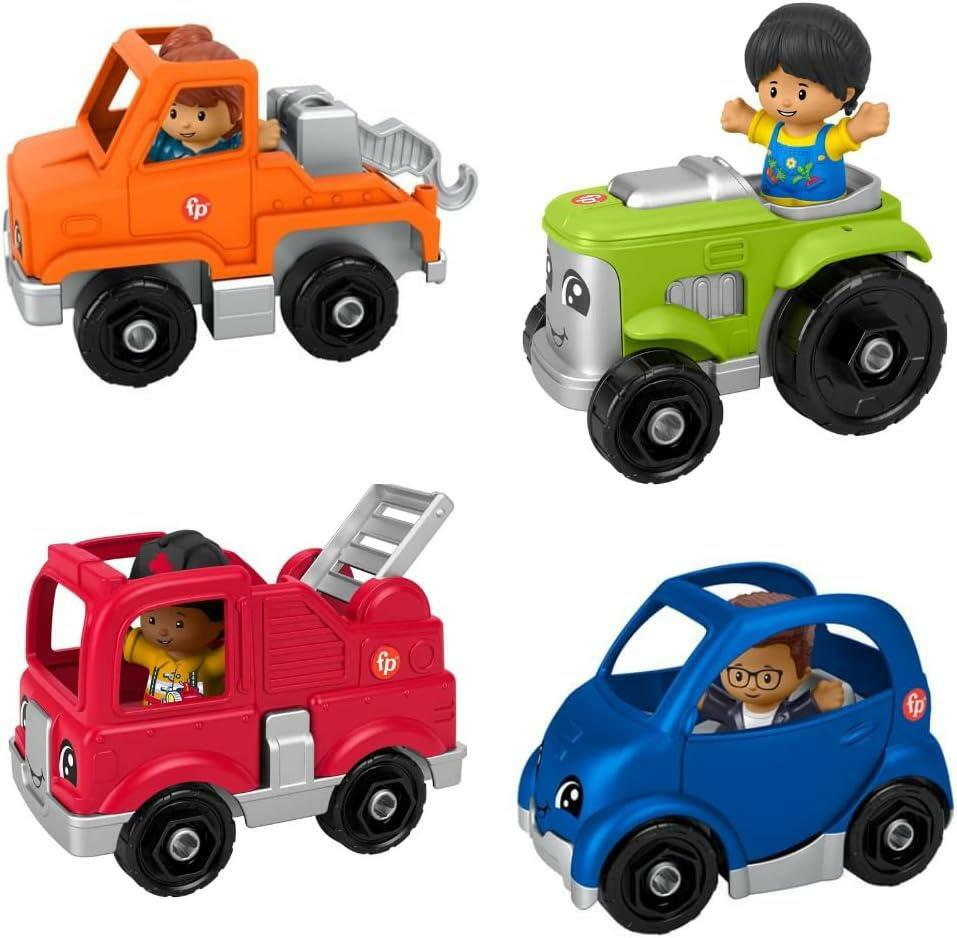 Fisher-Price Little People Small Vehicle Case of 4