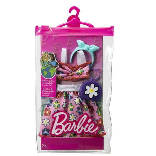 Barbie Fashion Pack - Flower Outfit & Two Accessories - Fit Most Barbie Dolls