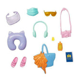 Bundle of 2 |Barbie Accessories [Western Pack With 11 Storytelling Pieces & Ken Doll T-shirt, Shorts and Pair of Sneakers]