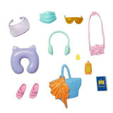 Bundle of 2 |Barbie Accessories [Western Pack With 11 Storytelling Pieces & Accessories for Doll Amusement Park]