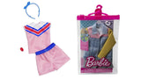 Bundle of 2 |Barbie Fashion Pack [Sporty Sleeves and Fashionable Shorts & Long Sleeve Denim Jacket]