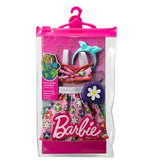 Bundle of 2 |Barbie Fashion Pack [Flower Outfit & Two Accessories & Accessories for Doll Amusement Park]